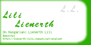 lili lienerth business card